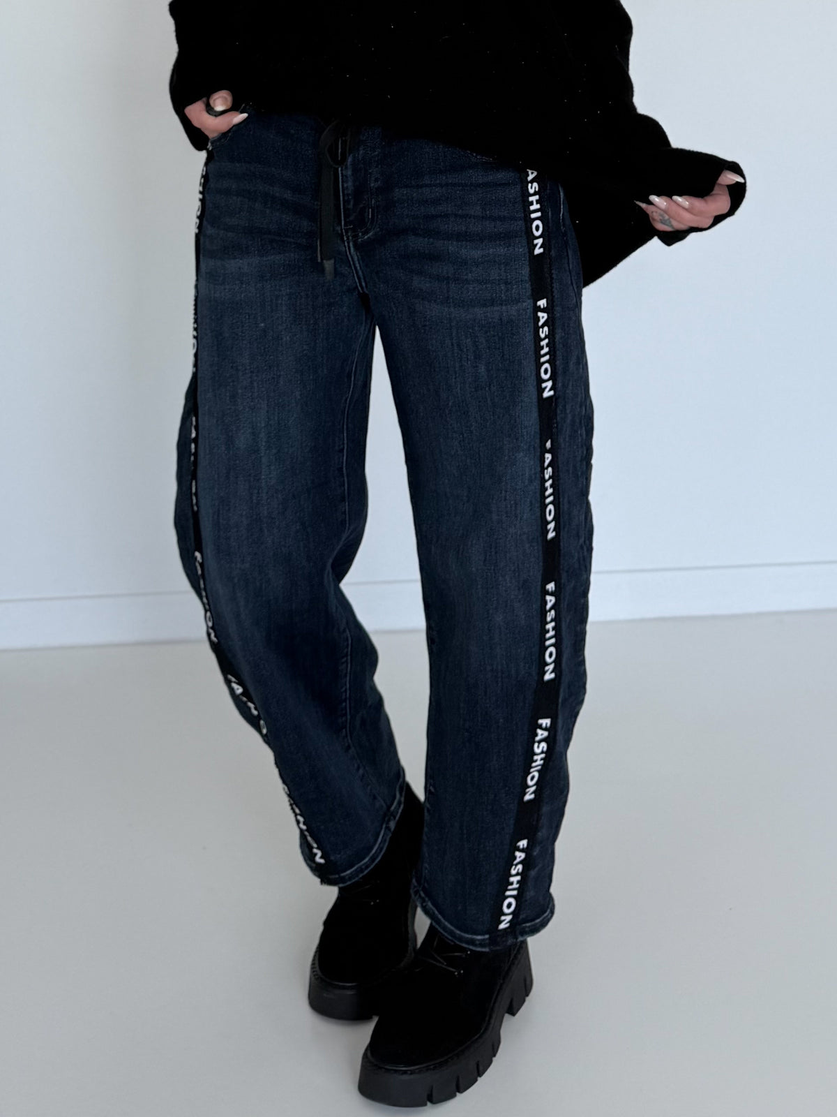 Ballonjeans Mode - donkere denim
