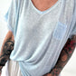 Fine knit shirt Mouse - beige