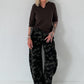 Camouflage Balloon Jeans Highwaist - mehrfarbig