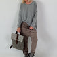 Oversized Shirt stone washed - grau ( lieferbar ab ca. 16.07.26)