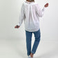 Bluse mit Spitzentop - weiss