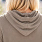 Ripp-Hoodie - taupe