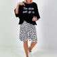 Oversized Shirt Show Must Go On - schwarz