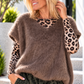 Flauschiger Pullunder - taupe
