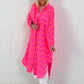 Long Muslin Blouse - neon pink