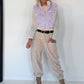 Bodywarmer in zachte imitatiebont-look - lila