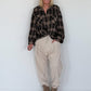 Oversized Flanellhemd im Karo-Look - mokka-beige-mehrfarbig