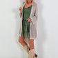 Crochet jacket with Lurex - beige