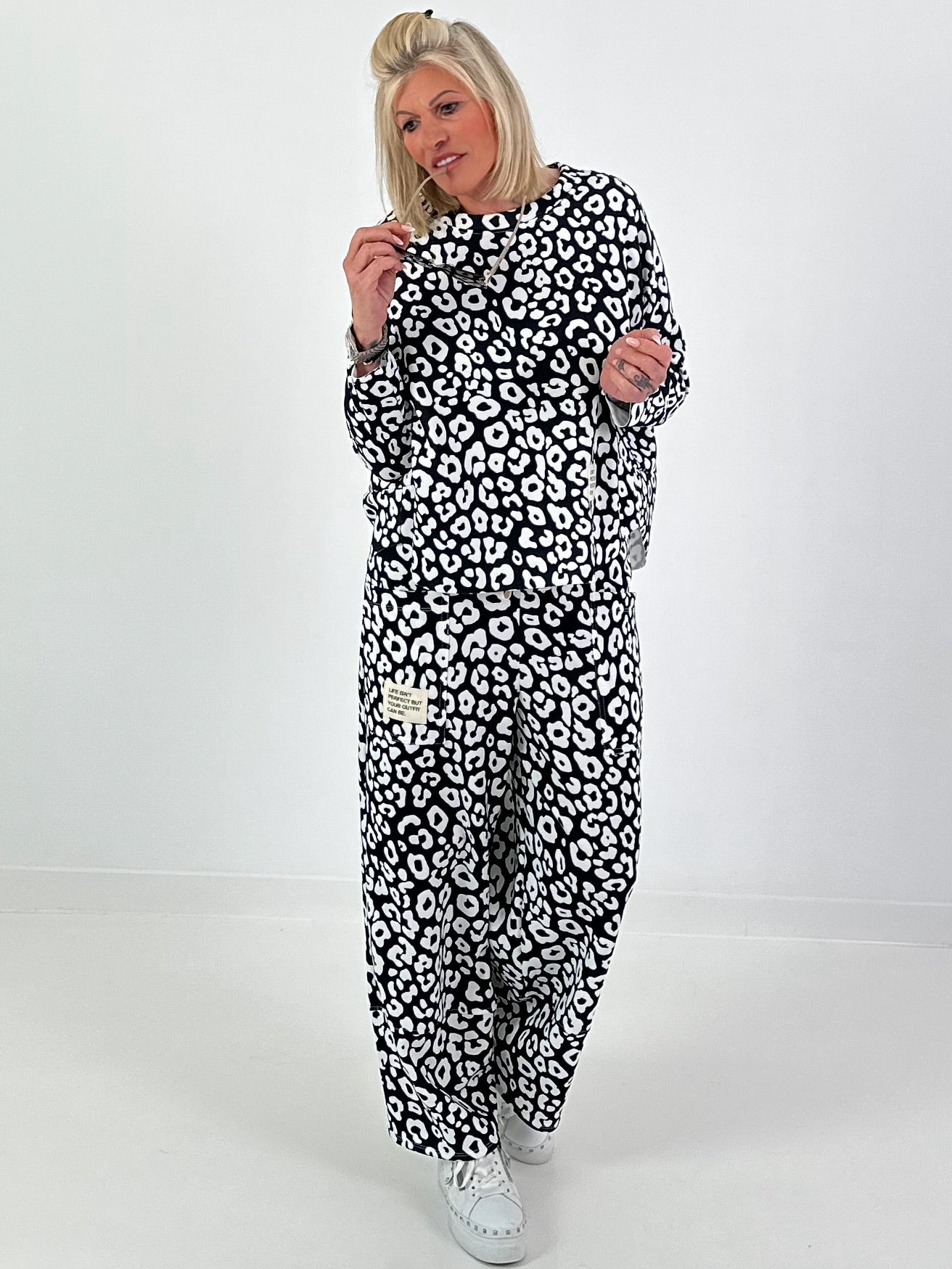 Two-piece set Leo - black
