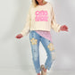 Sweater Ciao Amore - creme