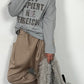 Wijde broek "Stay" - taupe