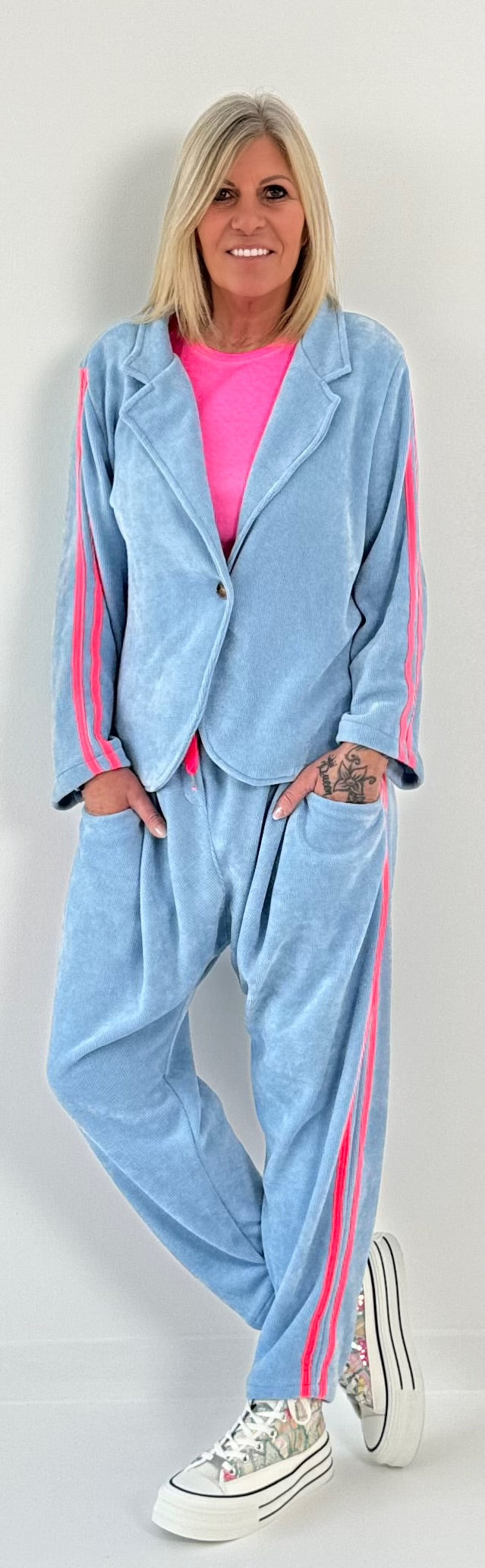 Suit model "Stay Cool" - light blue