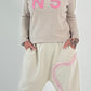 Feinstrick Pullover Modell "No 5" - beige