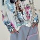 Sweatshirt model "Mickey" - white-multicolored