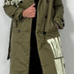 Lightweight quilted coat "New Rules" - khaki