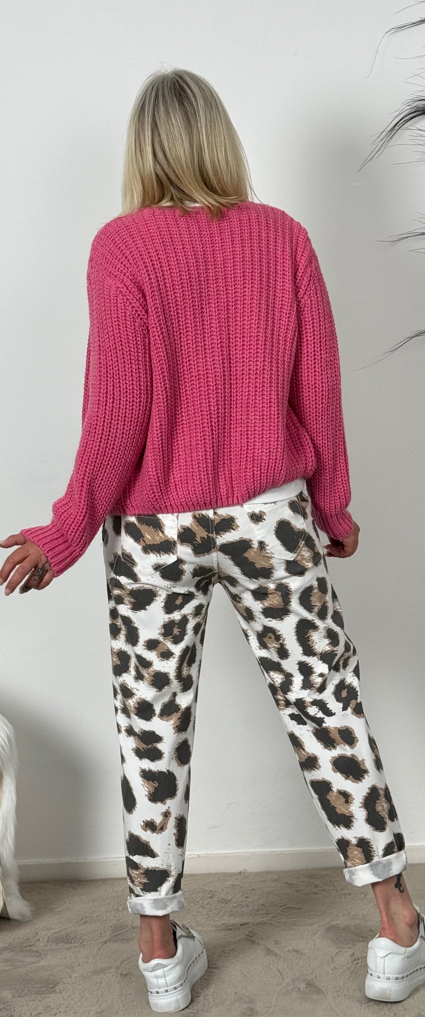 Broek met riem "Malea" - wit