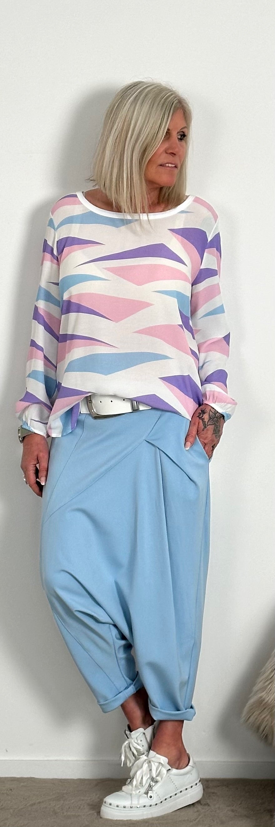 Harem pants "Sydney" - light blue