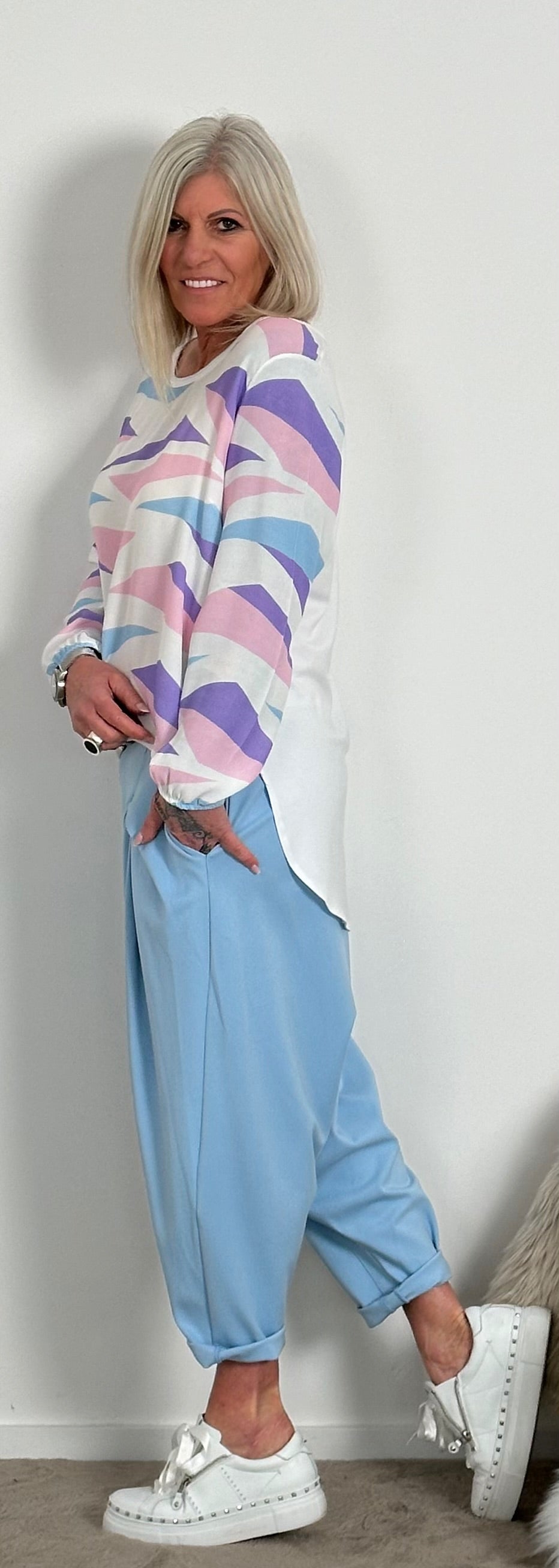 Harem pants "Sydney" - light blue