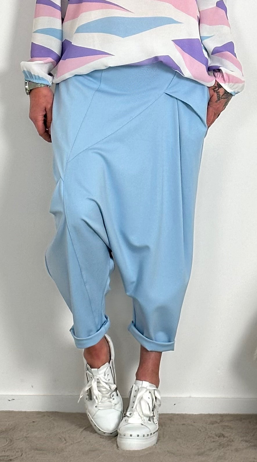 Harem pants "Sydney" - light blue