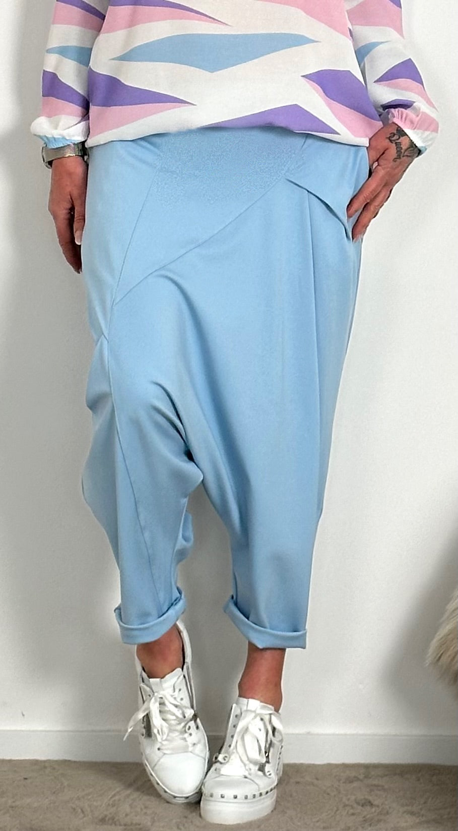 Harem pants "Sydney" - light blue