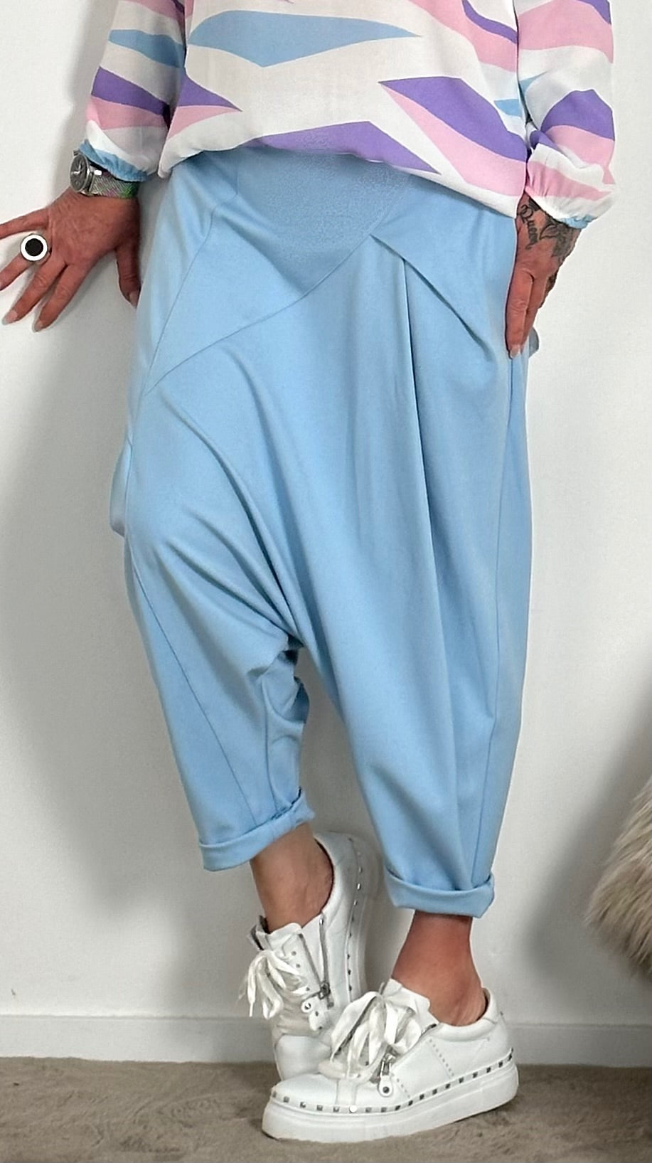 Harem pants "Sydney" - light blue