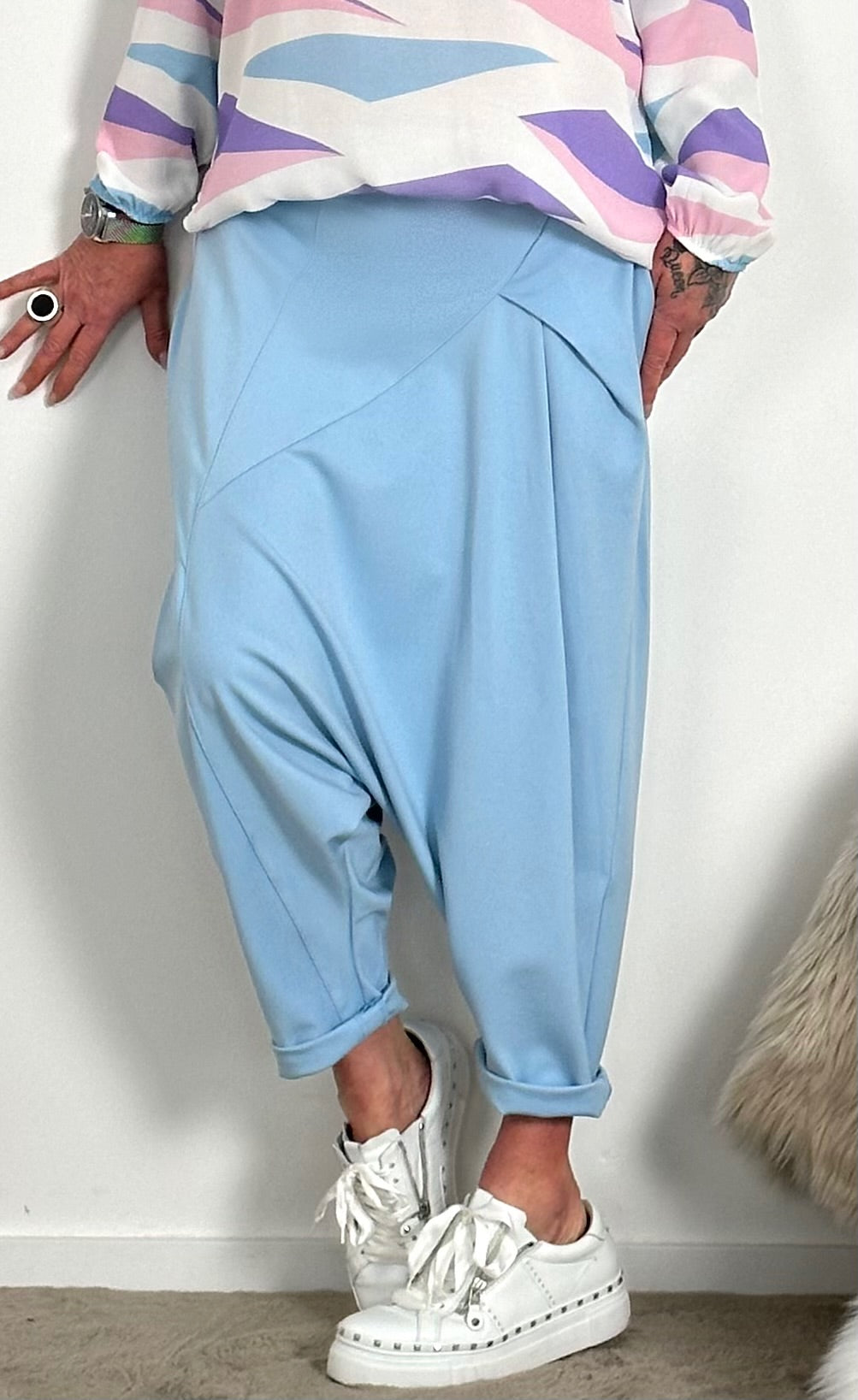 Harem pants "Sydney" - light blue