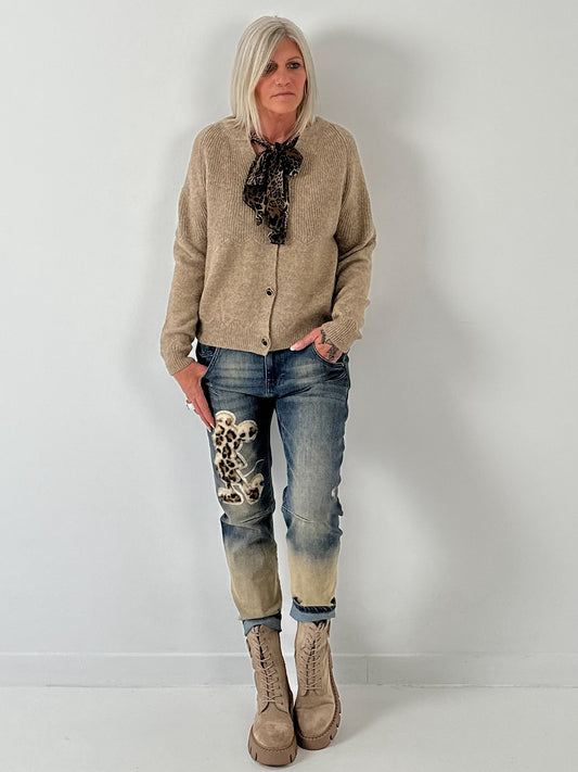 Cardigan model "Livia" - taupe