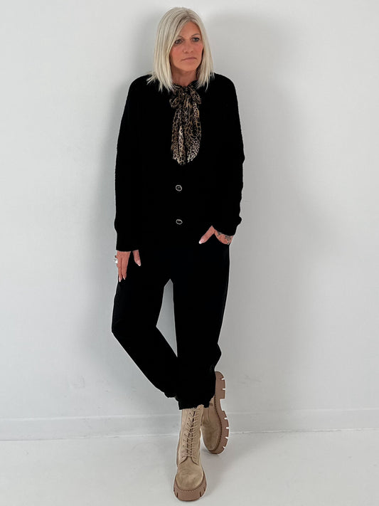 Cardigan model "Livia" - zwart