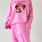 Oversized Shirt Modell "Voice" - candy-rosa