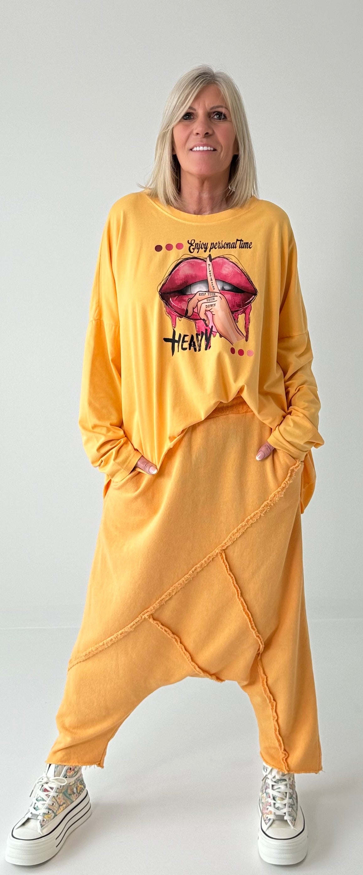 Oversized Shirt Modell "Voice" - mango