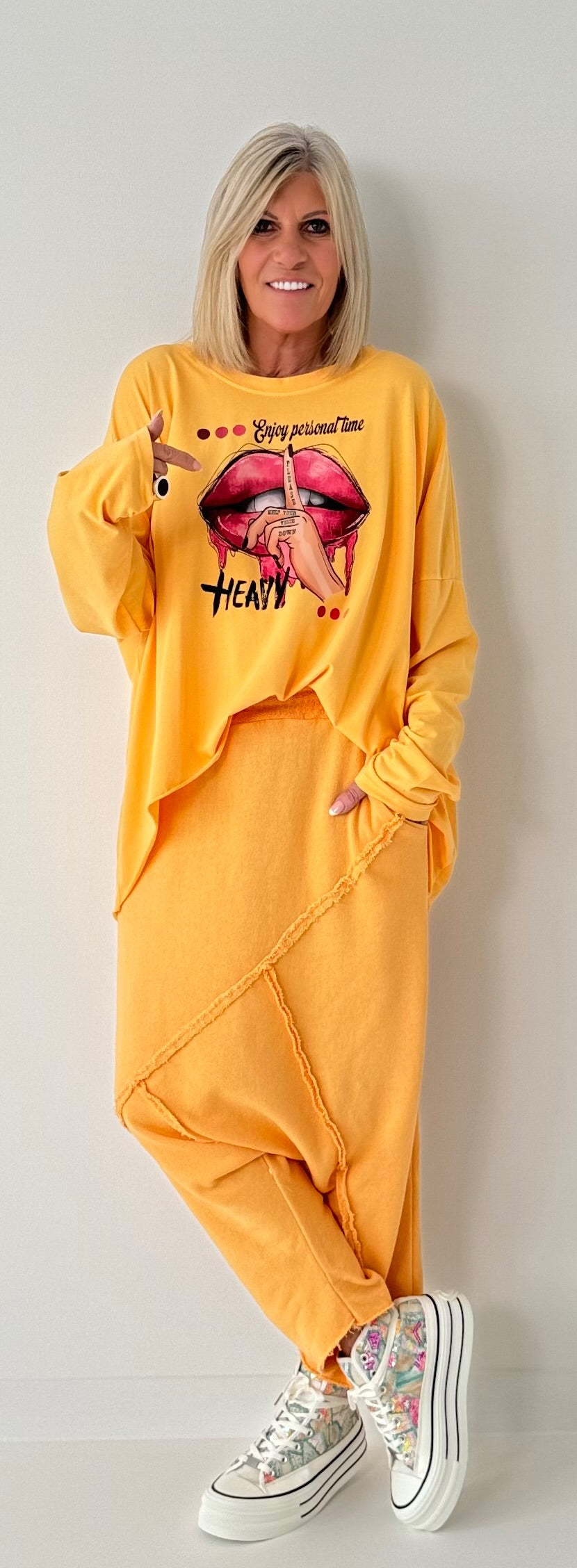 Oversized Shirt Modell "Voice" - mango