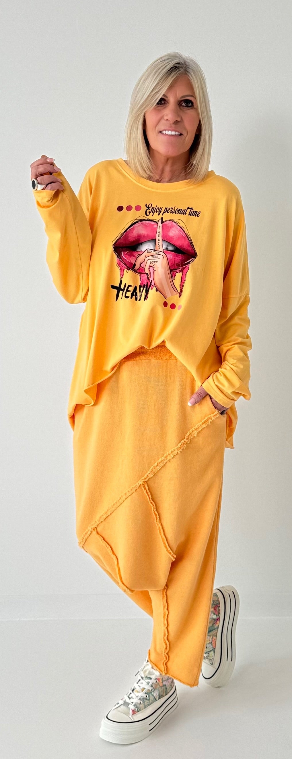 Oversized Shirt Modell "Voice" - mango