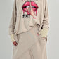 Oversized Shirt Modell "Voice" - beige