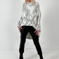 Pullover Modell "My Way" - grau-weiss