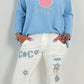 Spring sweater model "Sweet Mouse" - baby blue (available from approx. 14.01.25)