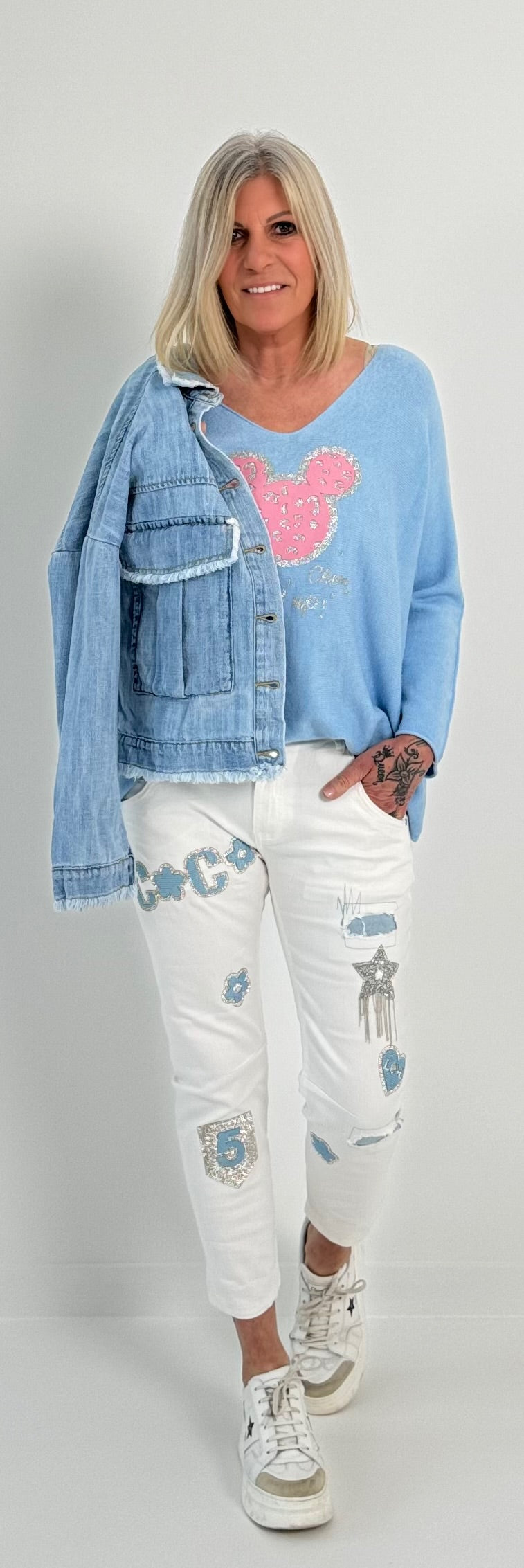 Jeans jacket model "Style" - denim