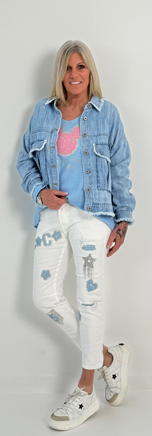 Jeansjacke Modell "Style" - denim (lieferbar ab ca.21.1.25)