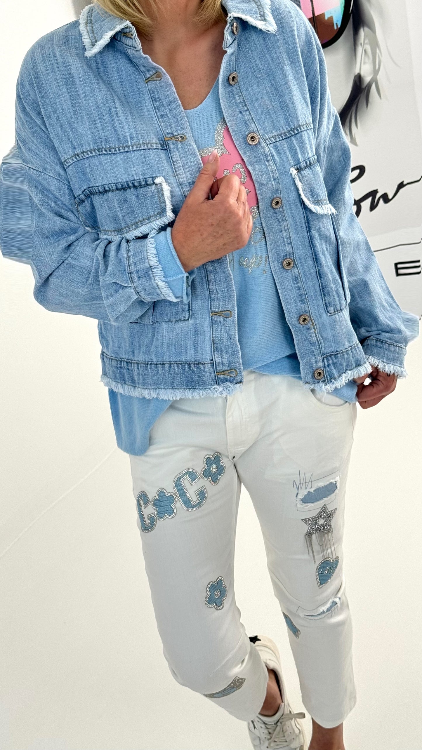 Jeans jacket model "Style" - denim