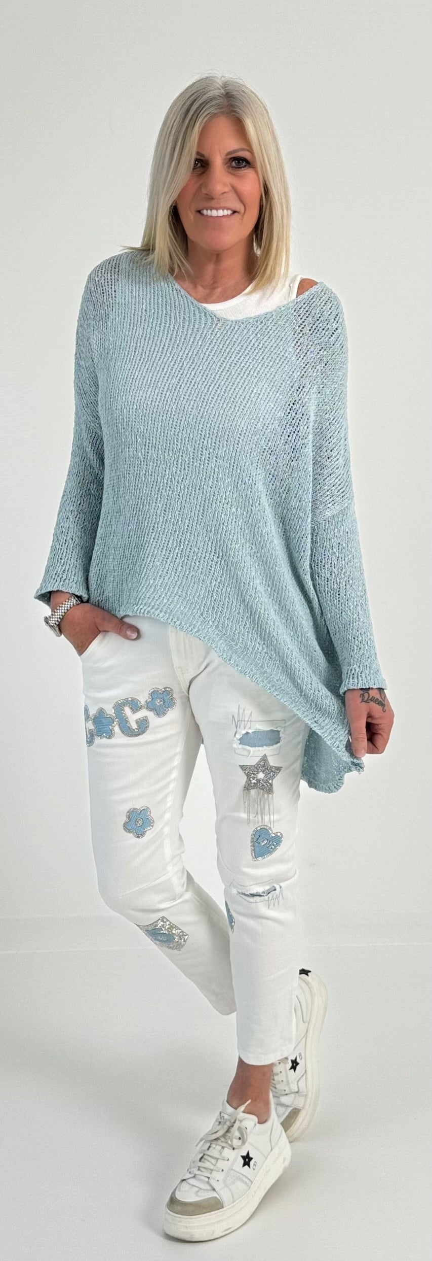 Sweater model "Dindra" - light blue