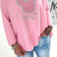 Spring sweater model "Sweet Mouse" - baby pink (available from approx. 14.01.25)