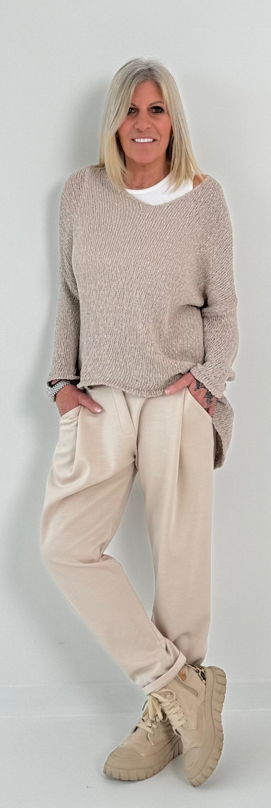 Pullover Modell "Dindra" - beige