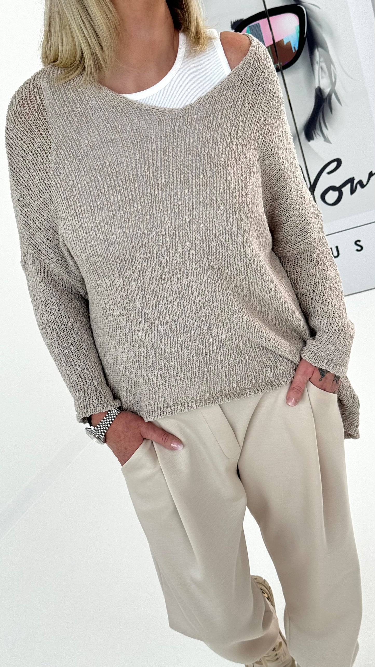 Sweater model "Dindra" - beige