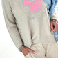 Spring sweater model "Sweet Mouse" - beige (available from approx. 14.01.25)