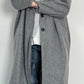 Coat with sweatshirt insert "Kim" - grey