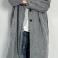 Coat with sweatshirt insert "Kim" - grey