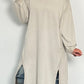 Long sweatshirt "Jolien" - beige