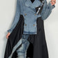 Coat Two in one "Jette" - denim-black