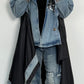 Coat Two in one "Jette" - denim-black