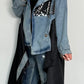 Coat Two in one "Jette" - denim-black