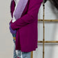 Long Blazer "Cleo" - plum/berry